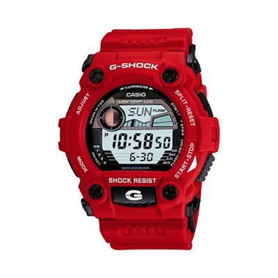 Men's red digital watch g-7900a-4er